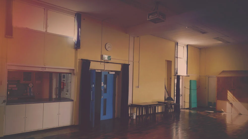 Church kitchen, available for room hire